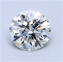 1.28 Carats, Round Diamond with Very Good Cut, I Color, VVS1 Clarity and Certified by GIA