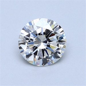 Picture of 0.70 Carats, Round Diamond with Very Good Cut, H Color, VVS2 Clarity and Certified by GIA