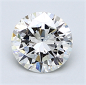 1.51 Carats, Round Diamond with Very Good Cut, I Color, VVS2 Clarity and Certified by GIA