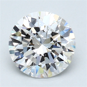 Picture of 1.51 Carats, Round Diamond with Very Good Cut, E Color, IF Clarity and Certified by GIA