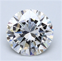 1.75 quilates, Redondo Diamante , Color G, claridad VVS2 y certificado por GIA