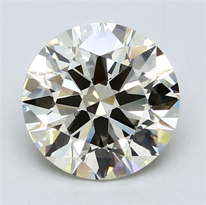 Picture of 3.09 Carats, Round Diamond with Excellent Cut, N Color, VVS1 Clarity and Certified by GIA