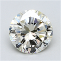 3.00 Carats, Round Diamond with Fair Cut, M Color, VVS2 Clarity and Certified by GIA