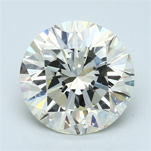 Picture of 3.10 Carats, Round Diamond with Very Good Cut, L Color, VS2 Clarity and Certified by GIA