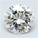 1.56 Carats, Round Diamond with Very Good Cut, F Color, VVS2 Clarity and Certified by GIA