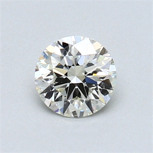 Picture of 0.53 Carats, Round Diamond with Excellent Cut, H Color, VVS2 Clarity and Certified by EGL