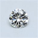 0.50 quilates, Redondo Diamante , Color G, claridad VS2 y certificado por EGL