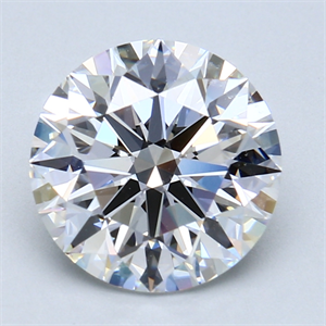 Picture of 3.34 Carats, Round Diamond with Excellent Cut, D Color, IF Clarity and Certified by GIA