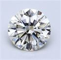 2.53 quilates, Redondo Diamante , Color L, claridad VVS2 y certificado por GIA