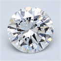 3.04 Carats, Round Diamond with Very Good Cut, F Color, VS2 Clarity and Certified by GIA