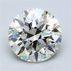 Picture of 3.11 Carats, Round Diamond with Very Good Cut, K Color, VS2 Clarity and Certified by GIA