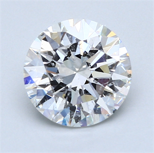 Picture of 2.51 Carats, Round Diamond with Excellent Cut, F Color, SI2 Clarity and Certified by GIA