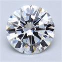 1.51 Carats, Round Diamond with Very Good Cut, D Color, SI1 Clarity and Certified by GIA