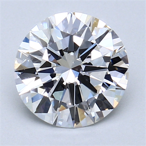 Picture of 1.51 Carats, Round Diamond with Very Good Cut, D Color, SI1 Clarity and Certified by GIA