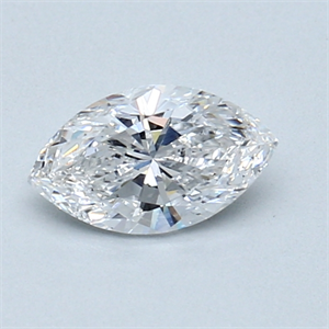 Picture of 0.55 Carats, Marquise Diamond with  Cut, E Color, SI2 Clarity and Certified by GIA