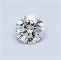 0.50 Carats, Round Diamond with Very Good Cut, G Color, SI2 Clarity and Certified by GIA