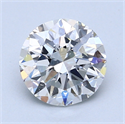 1.52 Carats, Round Diamond with Very Good Cut, D Color, VS2 Clarity and Certified by GIA