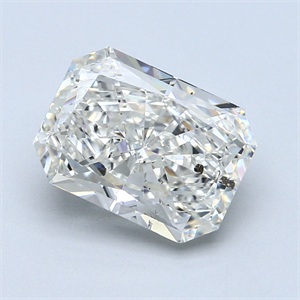 Picture of 3.94 Carats, Radiant Diamond with  Cut, I Color, SI2 Clarity and Certified by GIA