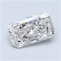 1.51 quilates, Radiante Diamante , Color F, claridad SI2 y certificado por GIA