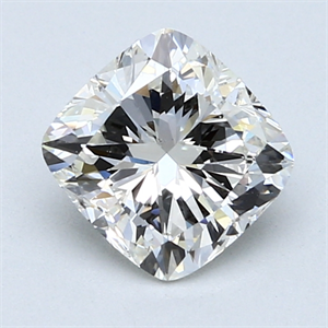 Picture of 1.50 Carats, Cushion Diamond with  Cut, I Color, SI1 Clarity and Certified by GIA