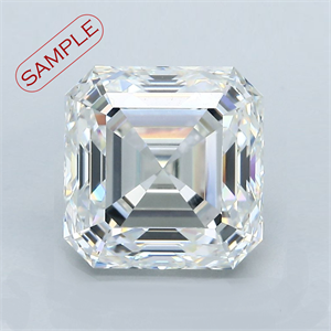 Picture of 2.01 Carats, Asscher Diamond with  Cut, G Color, VS1 Clarity and Certified by GIA
