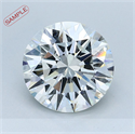 0.72 Carats, Round Diamond with  Cut, G Color, VS2 Clarity and Certified by EGL