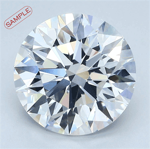 0.19 Carats, Round Diamond with Excellent Cut, E Color, VVS2 Clarity and Certified by GIA