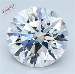 Picture of 0.59 Carats, Round Diamond with Excellent Cut, G Color, VVS2 Clarity and Certified by EGL