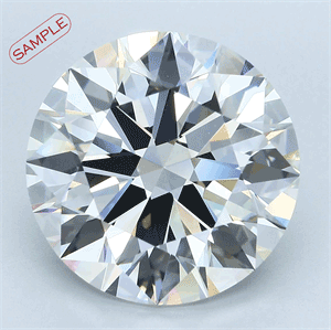 Foto 0.60 quilates, Redondo Diamante , Color H, claridad VS1 y certificado por EGL de