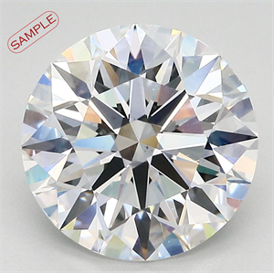 Picture of 0.40 Carats, Round Diamond with Very Good Cut, J Color, VVS2 Clarity and Certified by GIA