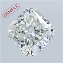 0.72 Carats, Radiant Diamond with  Cut, G Color, VS1 Clarity and Certified by EGL