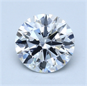 Lab Created Diamond 1.31 Carats, Round with Excellent Cut, D Color, VVS2 Clarity and Certified by GIA