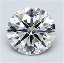 Del inventario de diamantes de laboratorio, 1.86 quilates, Redondo , Color G, claridad VVS2 y certificado IGI