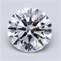 Del inventario de diamantes de laboratorio, 1.62 quilates, Redondo , Color D, claridad VS1 y certificado GIA