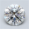 Lab Created Diamond 1.71 Carats, Round with Ideal Cut, G Color, VVS2 Clarity and Certified by IGI