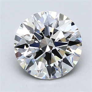 Picture of Lab Created Diamond 1.68 Carats, Round with Ideal Cut, G Color, VVS2 Clarity and Certified by IGI