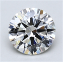 Del inventario de diamantes de laboratorio, 1.74 quilates, Redondo , Color G, claridad VVS2 y certificado IGI