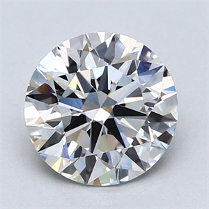 Picture of Lab Created Diamond 1.64 Carats, Round with Excellent Cut, G Color, VVS2 Clarity and Certified by GIA