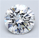 Del inventario de diamantes de laboratorio, 2.07 quilates, Redondo , Color E, claridad VS2 y certificado GIA