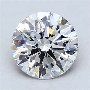 Foto Del inventario de diamantes de laboratorio, 2.35 quilates, Redondo , Color E, claridad SI1 y certificado GIA de