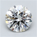 Lab Created Diamond 2.13 Carats, Round with Excellent Cut, E Color, VS2 Clarity and Certified by GIA