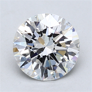 Foto Del inventario de diamantes de laboratorio, 1.59 quilates, Redondo , Color E, claridad VS2 y certificado GIA de