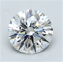 Lab Created Diamond 1.85 Carats, Round with Excellent Cut, E Color, SI1 Clarity and Certified by GIA