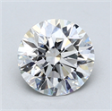 Lab Created Diamond 2.20 Carats, Round with Excellent Cut, E Color, VS2 Clarity and Certified by GIA