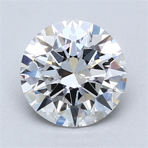 Picture of Lab Created Diamond 1.51 Carats, Round with Excellent Cut, D Color, VS2 Clarity and Certified by GIA