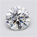 Del inventario de diamantes de laboratorio, 1.12 quilates, Redondo , Color E, claridad VS1 y certificado GIA