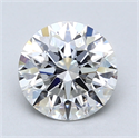 Lab Created Diamond 1.55 Carats, Round with Excellent Cut, F Color, VVS1 Clarity and Certified by GIA