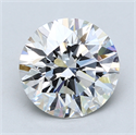 Del inventario de diamantes de laboratorio, 3.23 quilates, Redondo , Color F, claridad VVS2 y certificado GIA