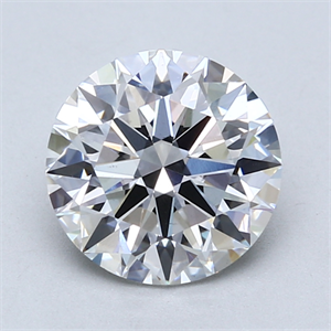 Foto Del inventario de diamantes de laboratorio, 2.41 quilates, Redondo , Color F, claridad VS1 y certificado GIA de