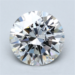 Foto Del inventario de diamantes de laboratorio, 3.04 quilates, Redondo , Color F, claridad VS2 y certificado GIA de